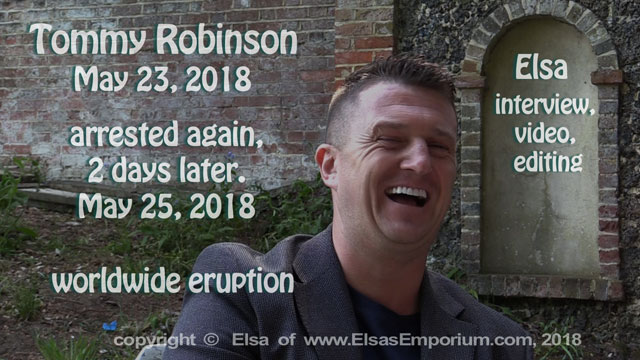 Tommy Robinson, May 23, 2018